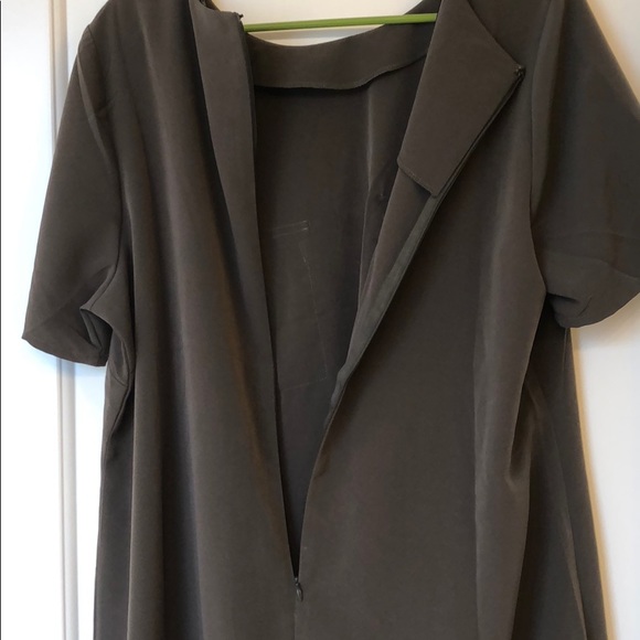 Forever21+ Army Green Dress - Picture 4 of 5